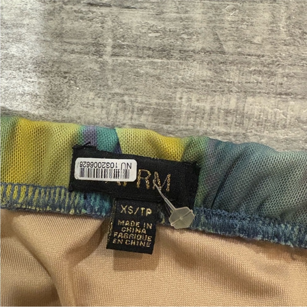 AFRM Lynn Rainbow Midi Skirt Size XS - Picture 7 of 7